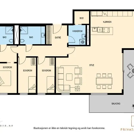 Pent House In * 베르겐